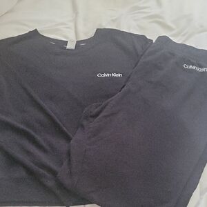 Calvin Klein Black Logo Lounge Set